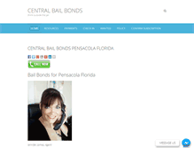Tablet Screenshot of central-bailbonds.com